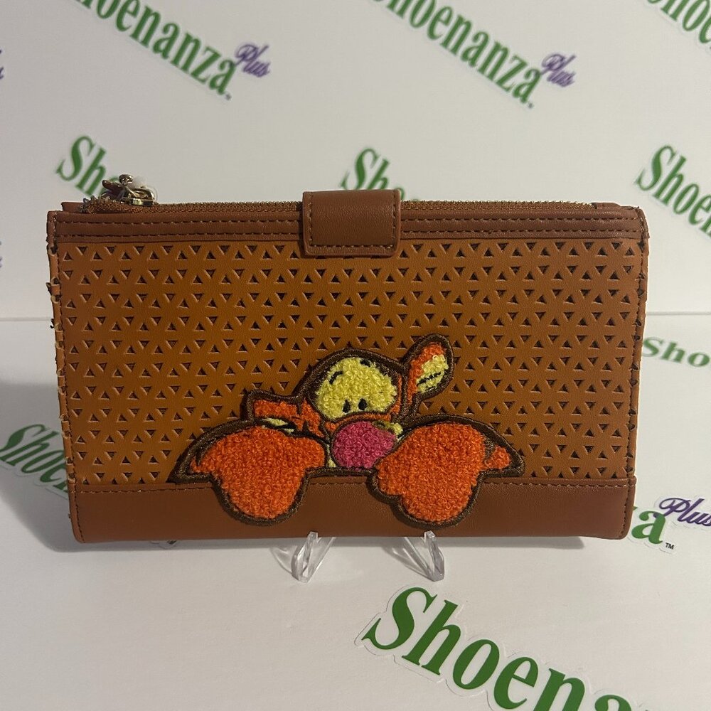 Neon Tuesday Wallet Winnie the Pooh Tigger Perforated Card Holder Billfold